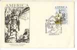 URUGUAY FDC COVER COLUMBUS AMERICA UPAEP - Indios Americanas