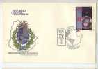 URUGUAY FDC COVER AMERICA UPAEP SPACE EARTH - South America