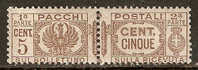 ITALIA REGNO - Sassone Pacchi Postali # 24 - (**) - FOTO NON CONTRATTUALE - Paketmarken