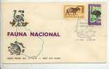 URUGUAY FDC COVER BIRD OSTRICH REPTILE NATIONAL FAUNA ANIMALS - Struisvogels