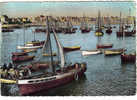 Carte Postale 56. Quiberon Bateaux Sardiniers Trés Beau Plan - Rochefort En Terre