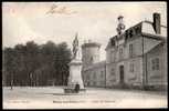 18 MEHUN Sur YEVRE, Place Du Château, Statue Jeanne D'Arc, éd Laussedat, Dos 1900 Vierge - Mehun-sur-Yèvre