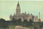 Portsmouth The Town Hall From Victoria Park South Lambeth Postmark 1913 - Portsmouth