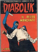 Diabolik (Astorina 1972) Anno XI°  N.20 - Diabolik