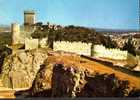 CPSM. BEAUCAIRE. VUE ENSEMBLE SUR CHATEAU EN RUINES DOMINANT TOUT TRIANGULAIRE ET CHAPELLE. - Beaucaire