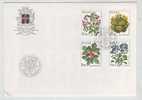 Iceland FDC Complete Set Of 4 Flowers 20-3-1985 - FDC