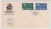 Iceland FDC UIT 100th Anniversary 17-5-1965 - FDC