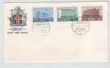 Iceland FDC Buildings 6-7-1962 Complete Set - FDC