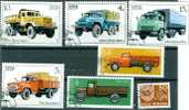 CAMIONS: Lot De 7 Timbres (01) : URSS CCCP - Roumanie - Camiones