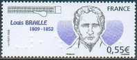 France 2009 - Louis Braille (avec Impression En Braille) / Louis Braille (with Printings In Braille Language) - MNH - Behinderungen