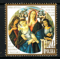 POLAND 2002 MADONNA S.BOTTICELLI  MNH - Madonne