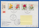 Schweiz; 1972 R-Brief St. Gallen Annahme; Registered Cover; Charge; Mi. 984/7; Pro Juventute - Covers & Documents