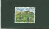 3S0269 Tricentenaire Du Fort De Kongsten Cheval Paysans à La Moisson 879 Norvege 1985 Neuf ** - Unused Stamps