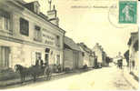 LARCAY -  Rue Principale -  Attelage, Café Restaurant Miguet - Voy. 1909 - Other & Unclassified