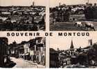 SOUVENIR DE MONTCUQ   - 46-   Multivues - Montcuq