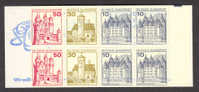 Germany Markenheftchen MH-Minr. 21 Burgen & Schlösser Castles 2 DM Stamp Booklet MNH** - Sonstige & Ohne Zuordnung