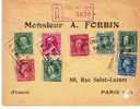 USG034a/  USA -  Einschreiben /US Militär-Agentur Vera Cruz 10.8.1914, Paris (Brief, Cover, Letter , Lettre) - Sonstige & Ohne Zuordnung