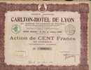 CARLTON HOTEL DE LYON § - Tourismus