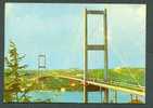 1977 TURKEY BOSPHORUS BRIDGE IN ISTANBUL POSTCARD - Enteros Postales