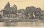 Saint-Aignan Sur Cher River Bank View On Old Postcard - Saint Aignan