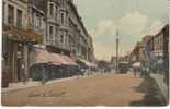 Cardiff, Queen Street, Street Car, On Old Postcard - Glamorgan