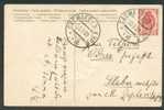 JUDAICA 1909 RUSSIA LATVIA KURLAND SASSMAKEN Sasmaka VALDEMARPILS CANCELLATION ON EMBOSSED POSTCARD, BOY WITH EASTER EGG - Lettres & Documents