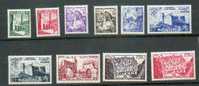 TUN309 - YT 366-367-370-371-374-377-3 78-379-381-382 * Charnières Complètes - Unused Stamps