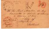 USA022/Lawesville, Kentucky-Scotland 1856, America-Liverpool, Paid - …-1845 Voorfilatelie