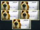 VIGNETTE D´AFFRANCHISSEMENT PORTUGAL ANIMAUX DOMESTIQUES TETE DE BASSET  HUND  DOOG  CHIEN - Machine Labels [ATM]