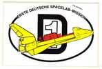 AUTOCOLLANT - NAVETTE SPATIALE - ERSTE DEUTSCHE SPACELAB - MISSION - 1985 - MISSION NAVETTE SPATIALE - ALLEMAGNE - Other & Unclassified