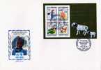 UNICEF Kindertag  1979 Freizeit Der Kinder Somalia 278/1 + Block 8 Auf 2FDC 46€ - UNICEF