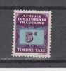 AEF YT Taxe 1 * - Unused Stamps