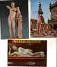 3 Carte De Statue - Art Statue Postcards - Antike