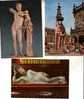 3 Carte De Statue - Art Statue Postcards - Antiquité