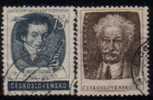 CZECHOSLOVAKIA   Scott #  598-9  VF USED - Used Stamps