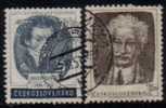 CZECHOSLOVAKIA   Scott #  598-9  VF USED - Usados