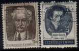 CZECHOSLOVAKIA   Scott #  598-9  VF USED - Used Stamps