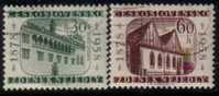 CZECHOSLOVAKIA   Scott #  844-5  VF USED - Usados