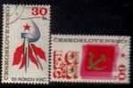 CZECHOSLOVAKIA   Scott #  2068-9  VF USED - Gebruikt