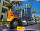 CAMIONS : Fiche éditions Atlas KENWORTH W900B AERODYNE (recto: Photo, Verso: Notes Techniques) - Camiones
