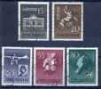 YU 1960-930-4 100A°THEATAR NOVI SAD, YUGOSLAVIA, 5v, Used - Used Stamps