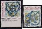 Azulejos 16Esc. Wandkacheln IV Wappen Von König Joseph Portugal 1625y + Kleinbogen O 8€ - Gebraucht