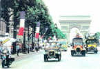 75. PARIS. TOUR DE FRANCE. L'ARRIVEE DU BIBENDUM MICHELIN SUR LES CHAMPS-ELYSEES 2.   MOTO. AUTOS. GROS PLAN. - Champs-Elysées