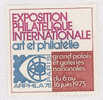 VIGNETTE ARPHILA75 PARIS - Exposiciones Filatelicas