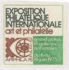VIGNETTE ARPHILA75 PARIS - Exposiciones Filatelicas