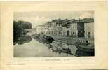 CASTELNAUDARY Le Port ( Canal Du Midi Péniches 1911) - Castelnaudary