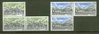 EUROPA ANDORRE N° 348 & 349 ** Blocs De 3 - 1986