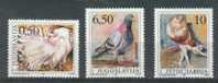 Yougoslavie 1990, Yv. 2294-96-97, Pedigree Race Pigeon Oiseaux  / Birds Purebred Doves MNH ** - Columbiformes