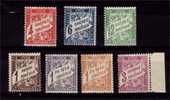 INDE   Taxe 1929     N°12 à 18 Neuf  (trace De Charniere) Serie Compl. - Unused Stamps