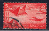 ET+ Ägypten 1959 Mi 60 Flugzeug über Den Pyramiden - Used Stamps